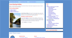 Desktop Screenshot of canalboatingholiday.com